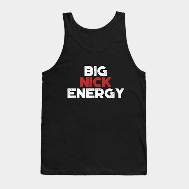 Big Nick Energy Funny Vintage Retro (Christmas) Tank Top by truffela